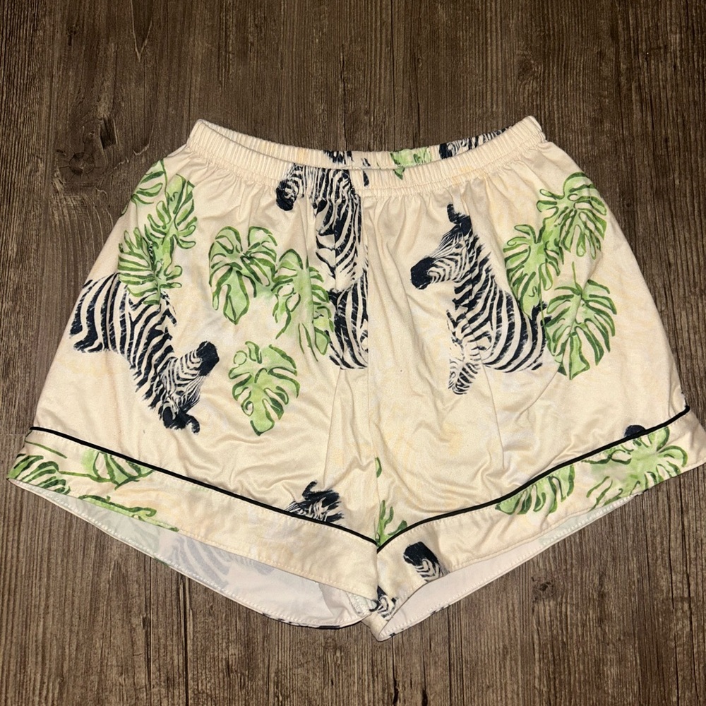 Zebra Print Women's Shorts